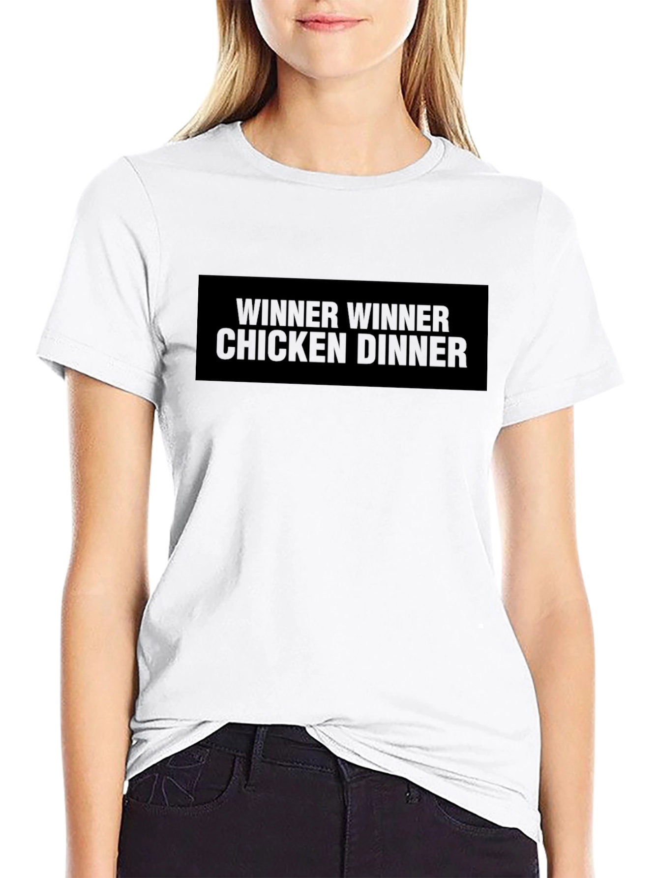 Winner Winner Chicken Dinner Black T-Shirt
