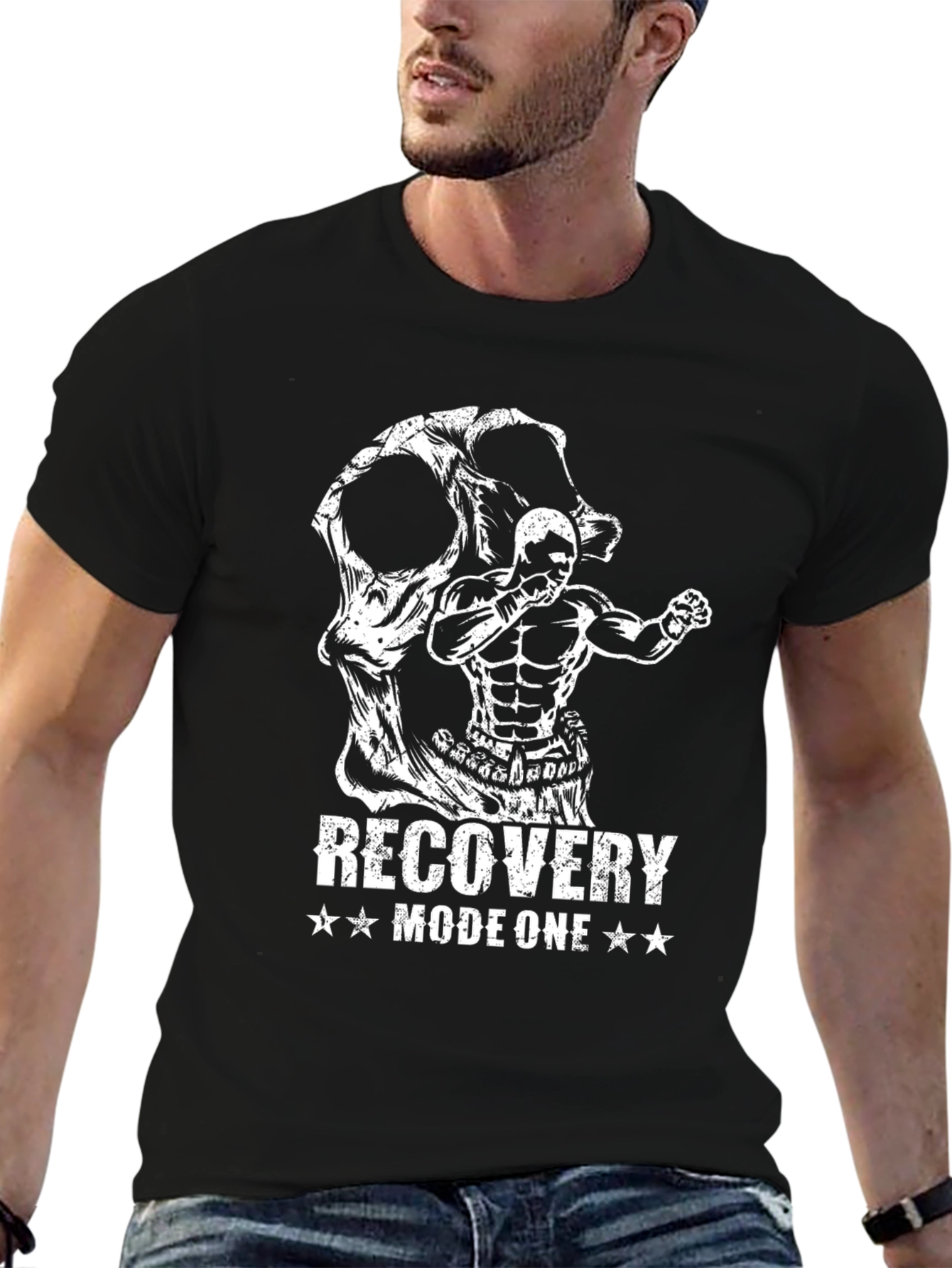 Recovery Mode One Skull Fighter T-Shirt