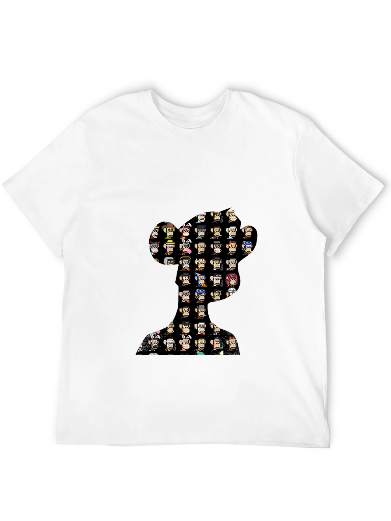 Bored Ape Black T-Shirt - Crypto Punk Style