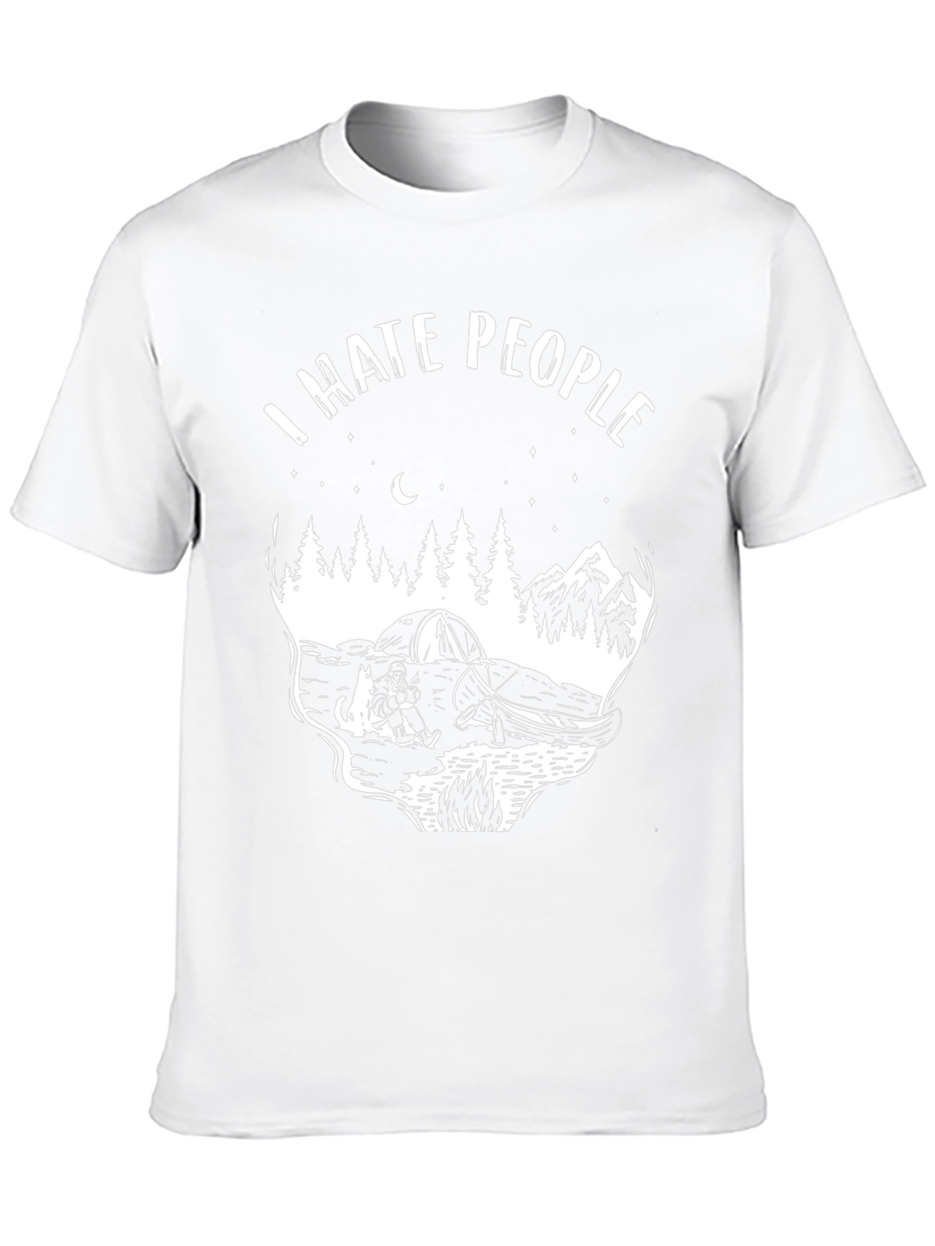 I Hate People Camping T-Shirt