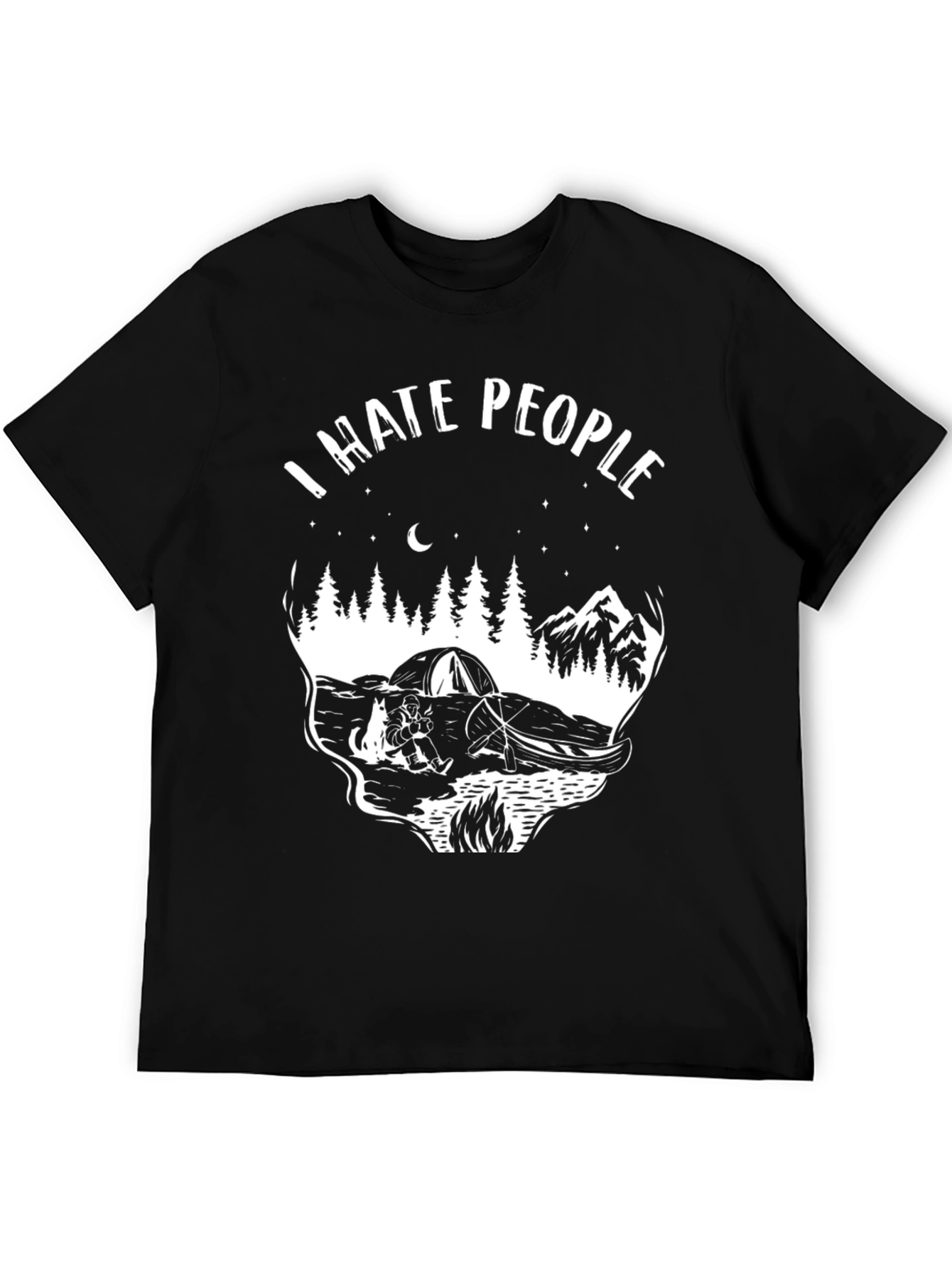 I Hate People Camping T-Shirt
