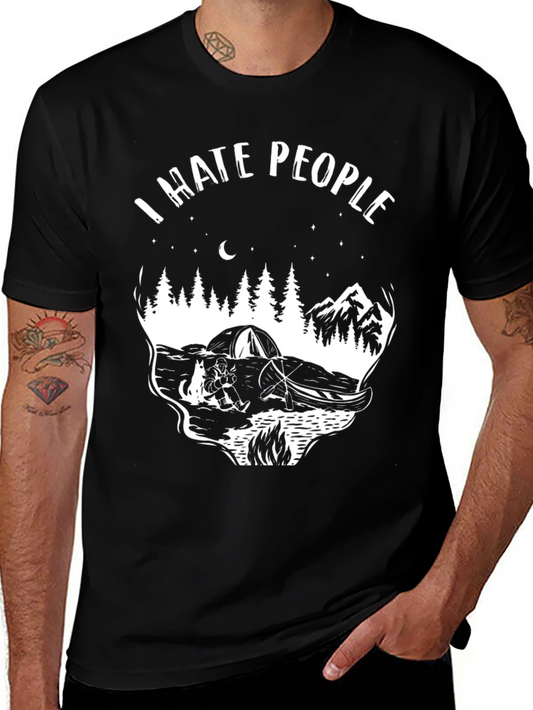 I Hate People Camping T-Shirt