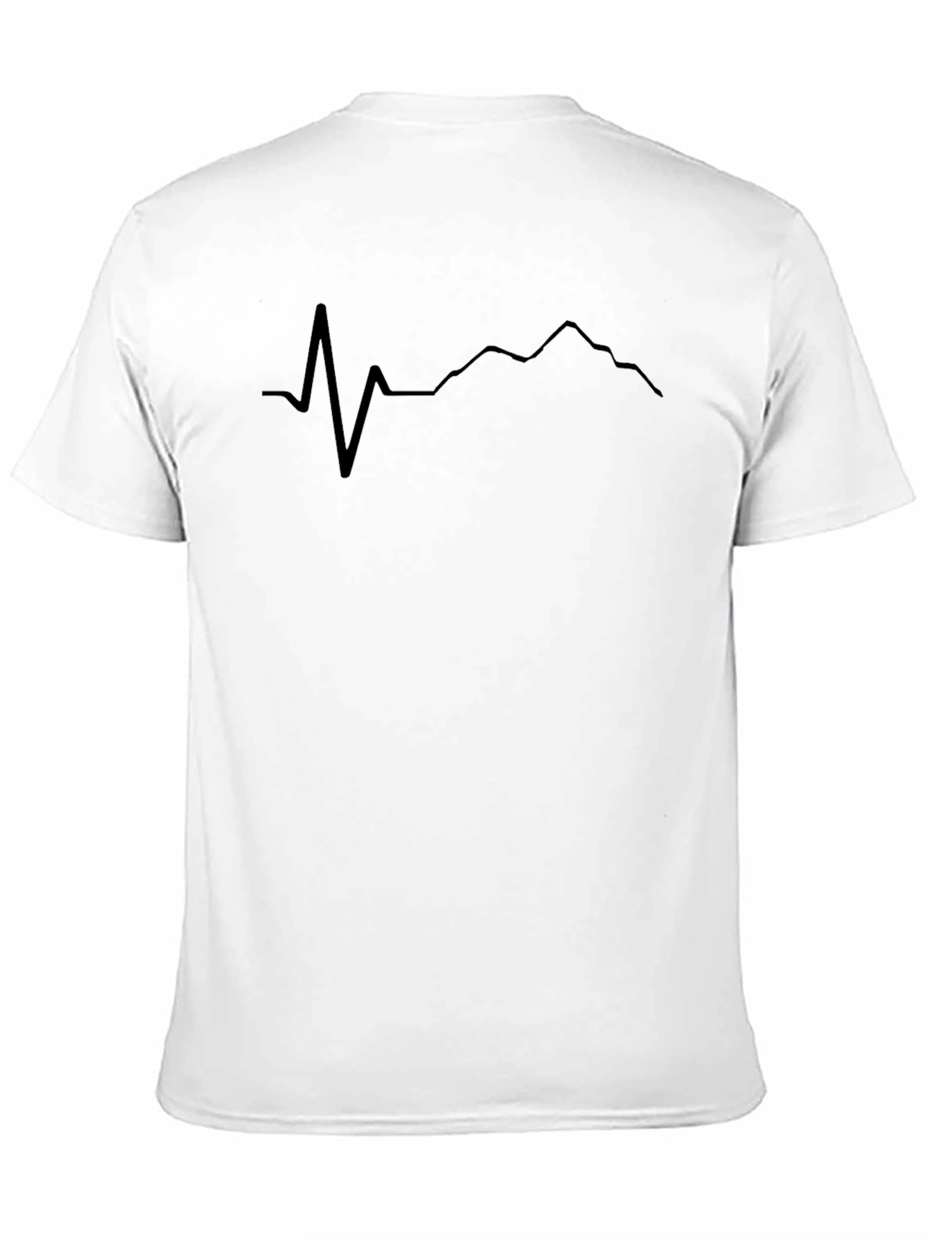 Mountain Heartbeat Tee - Black Graphic T-Shirt