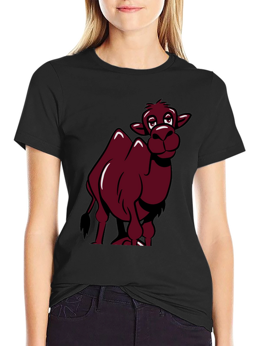 Funny Camel Cartoon Graphic T-Shirt