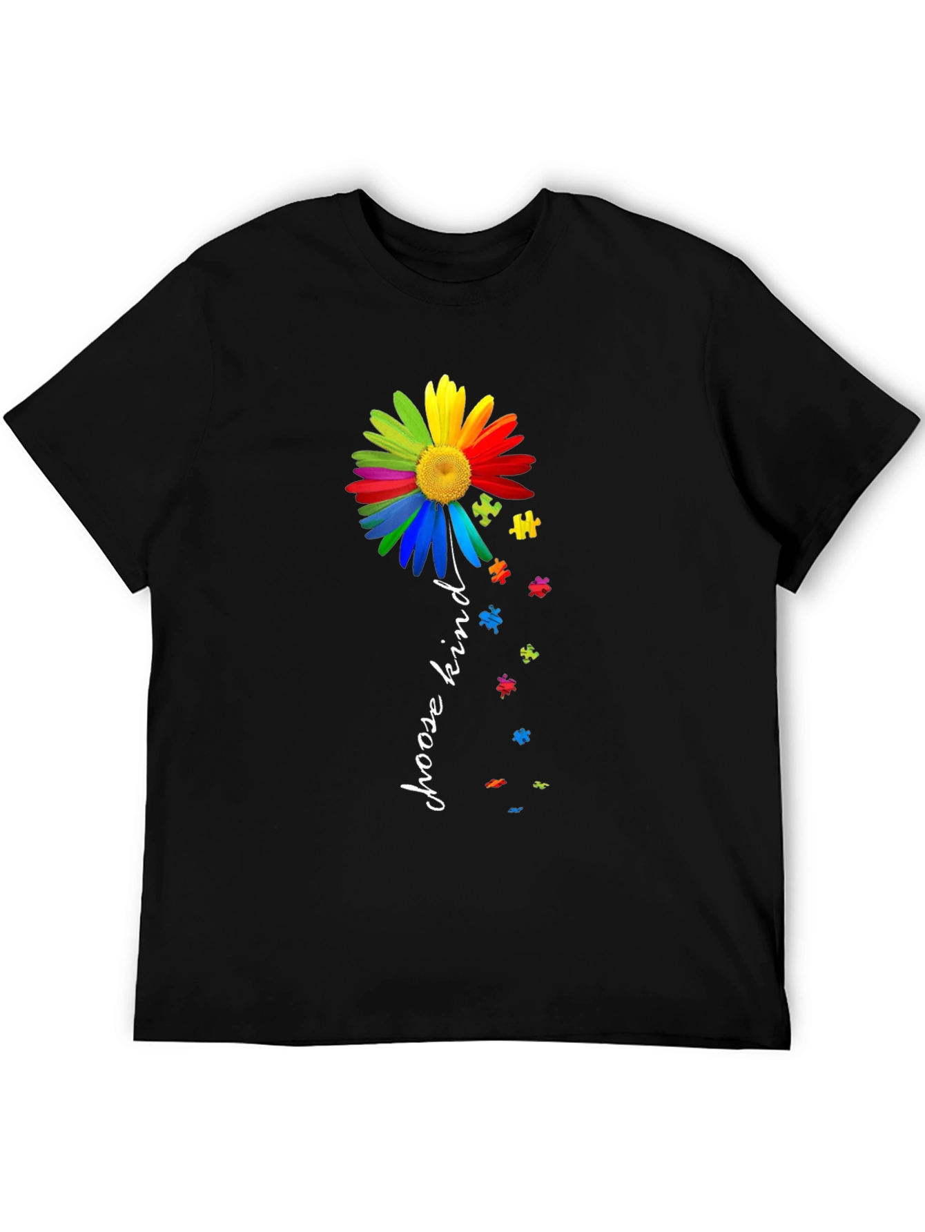 Choose Kind Autism Awareness Flower T-Shirt