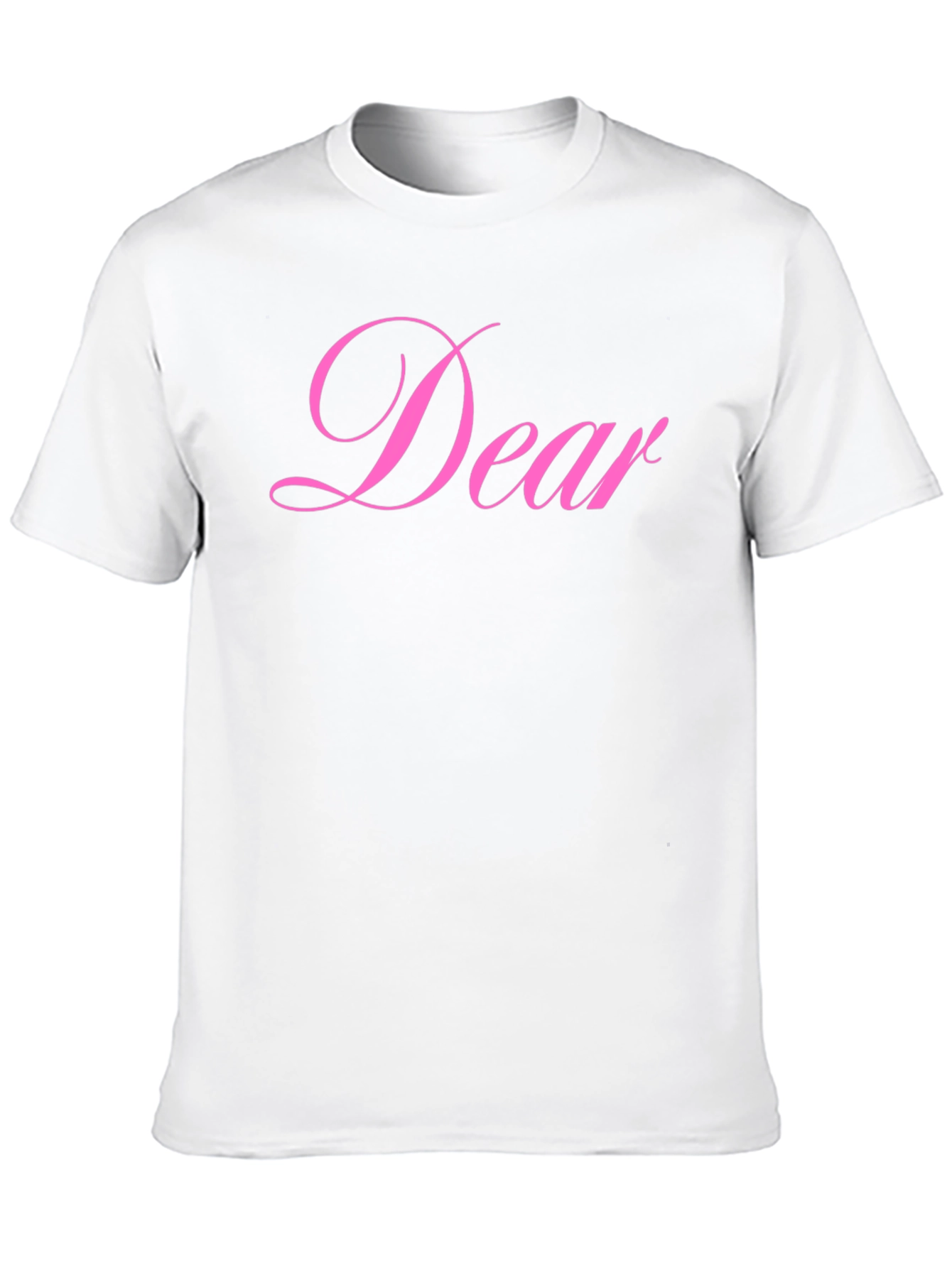 Dear T-Shirt: Stylish Statement Tee for Men