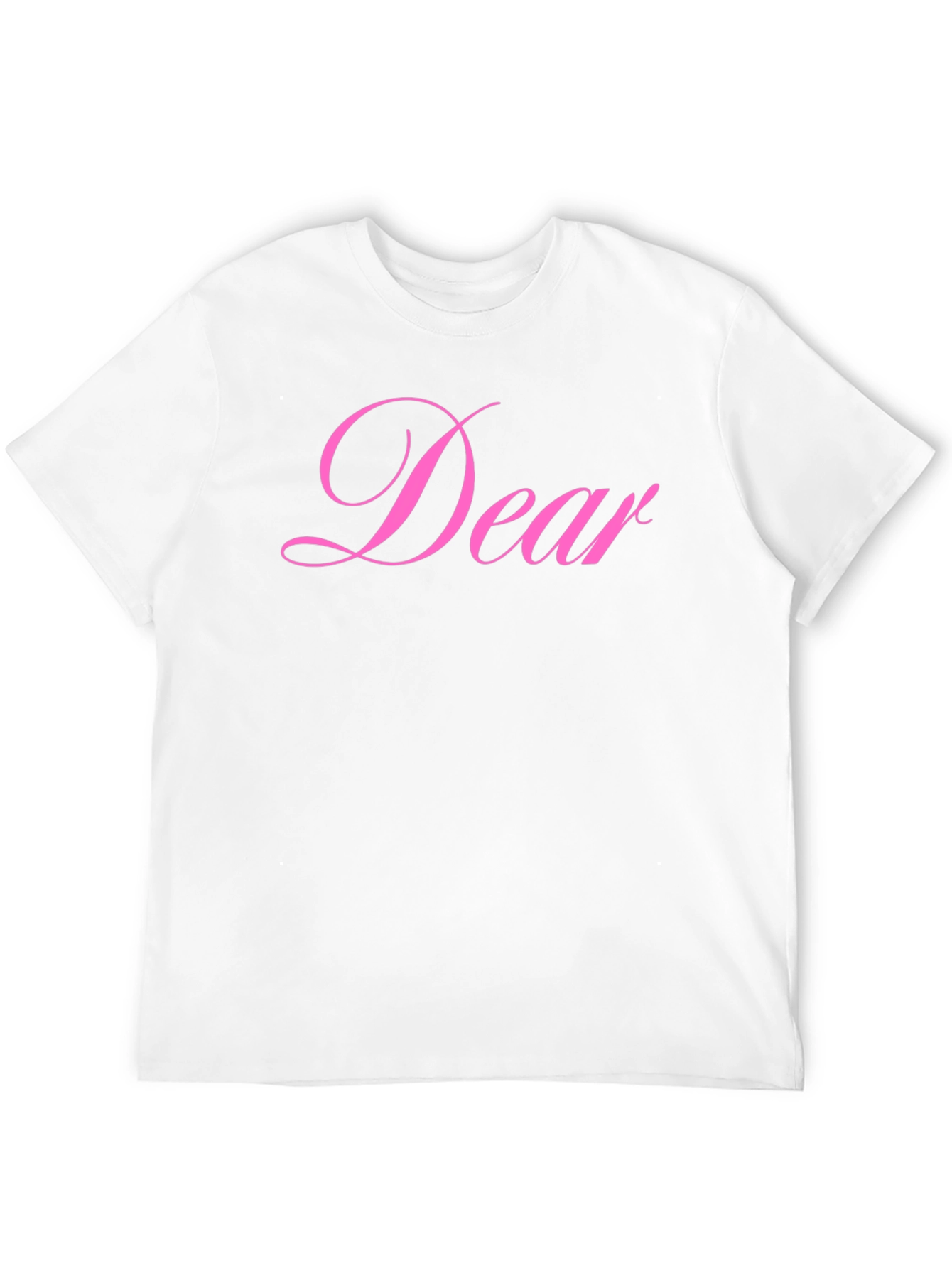 Dear T-Shirt: Stylish Statement Tee for Men