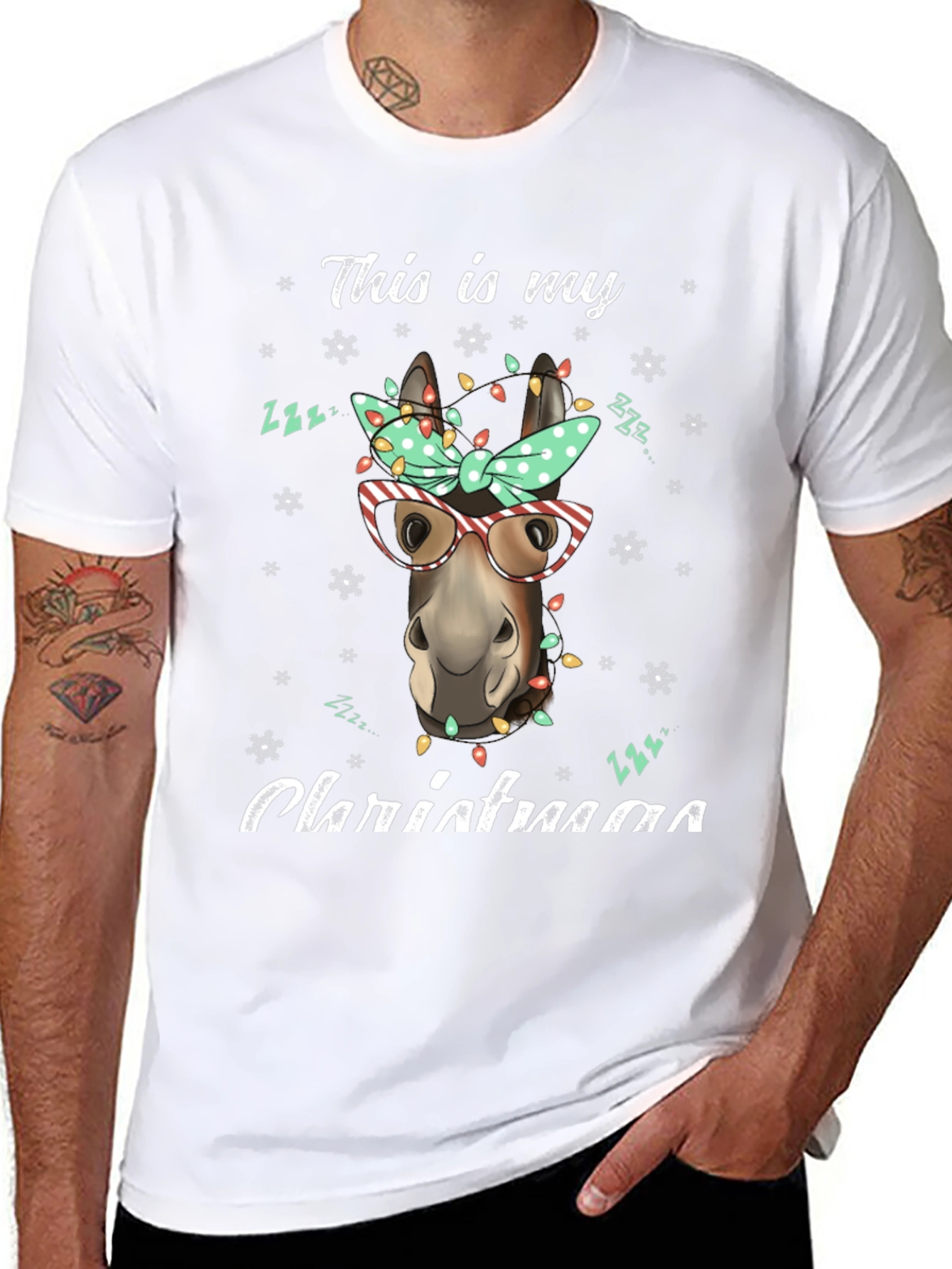 Christmas Donkey T-Shirt