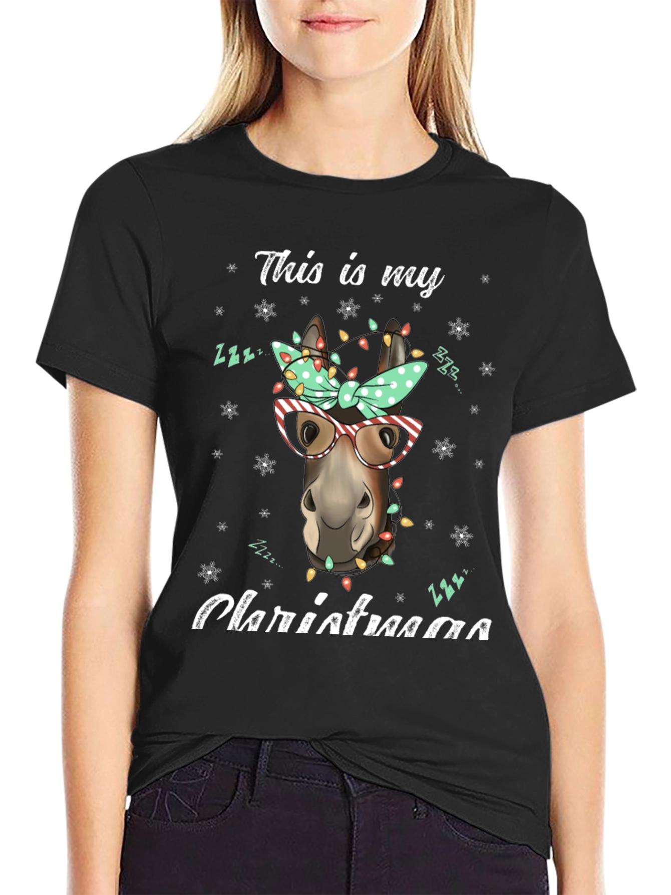 Christmas Donkey T-Shirt