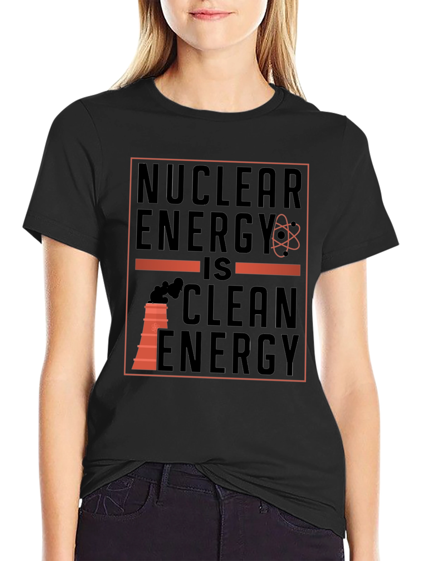 Nuclear Energy is Clean Energy Graphic T-Shirt