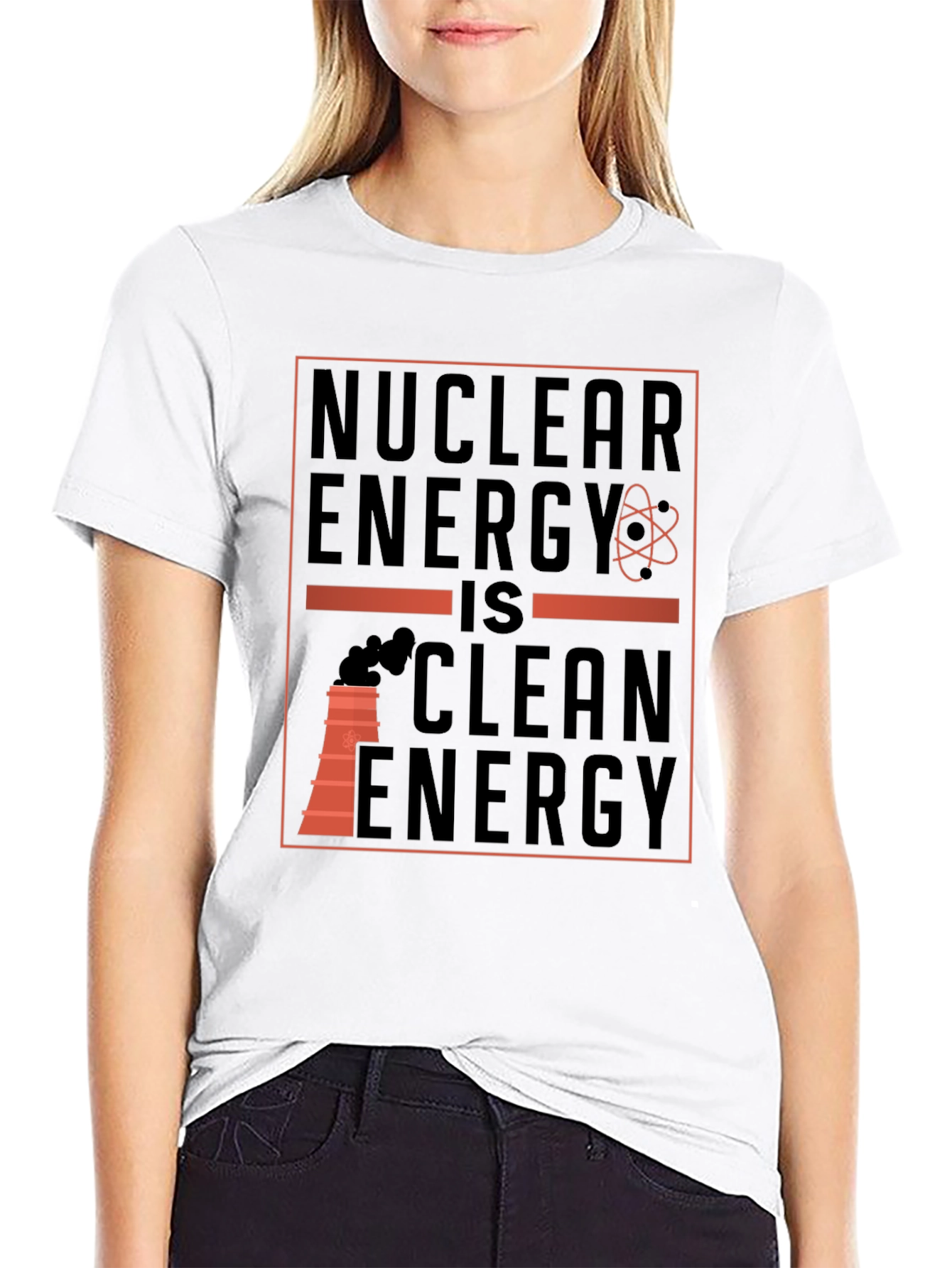 Nuclear Energy is Clean Energy Graphic T-Shirt
