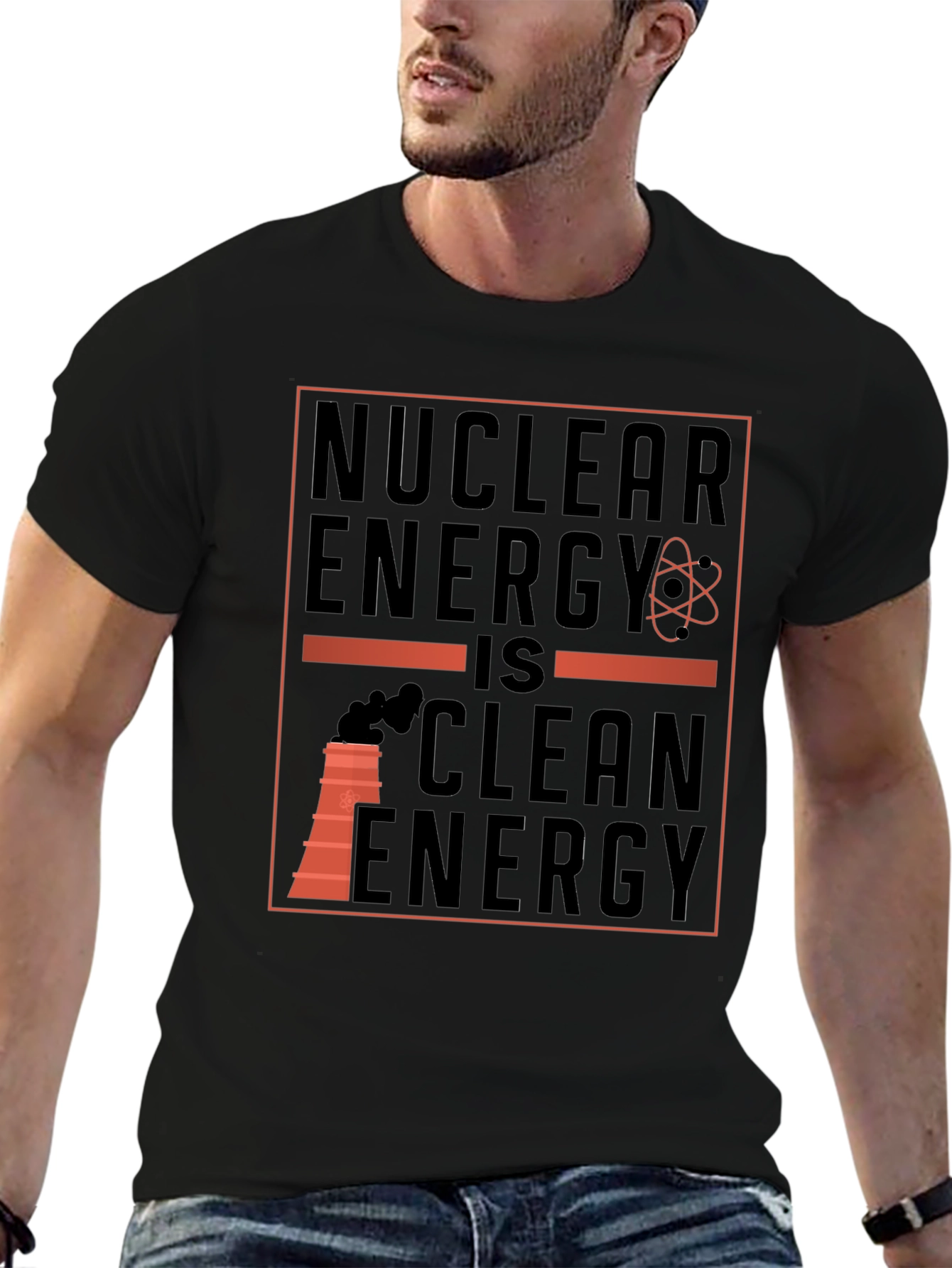 Nuclear Energy is Clean Energy Graphic T-Shirt