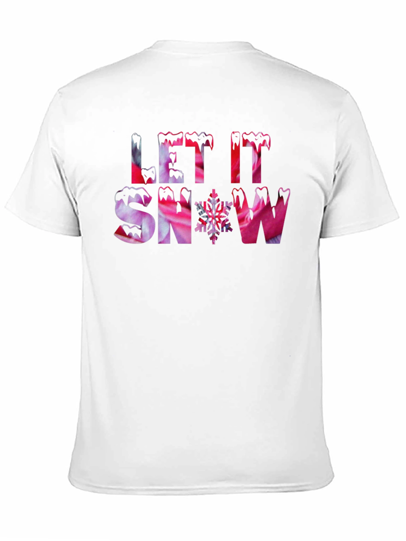 Let it Snow Black Graphic Tee