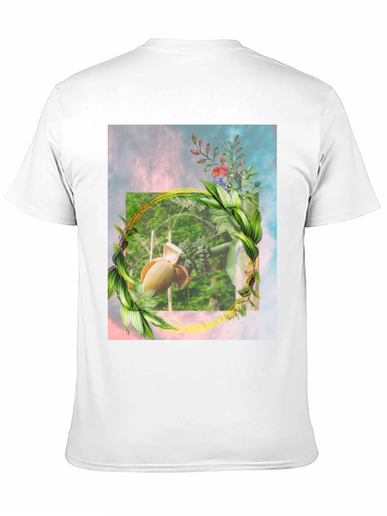 Botanical Banana Blossom Graphic T-Shirt