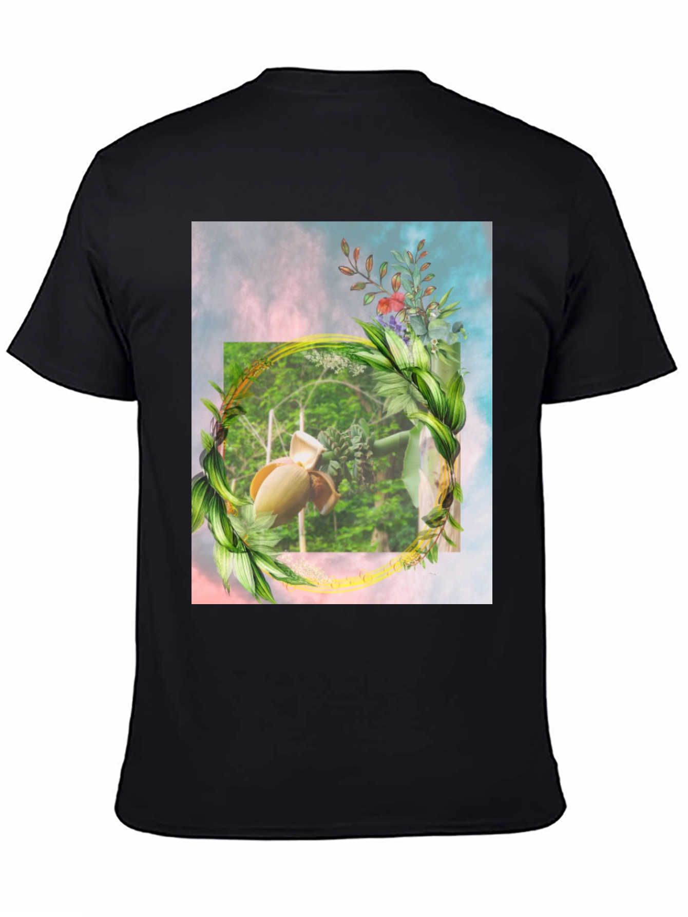 Botanical Banana Blossom Graphic T-Shirt