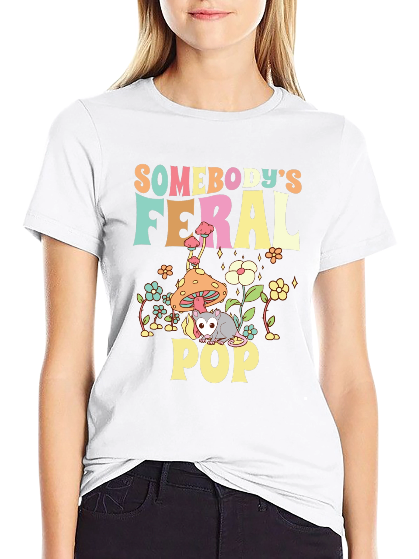 Somebodys Feral Pop Graphic Tee