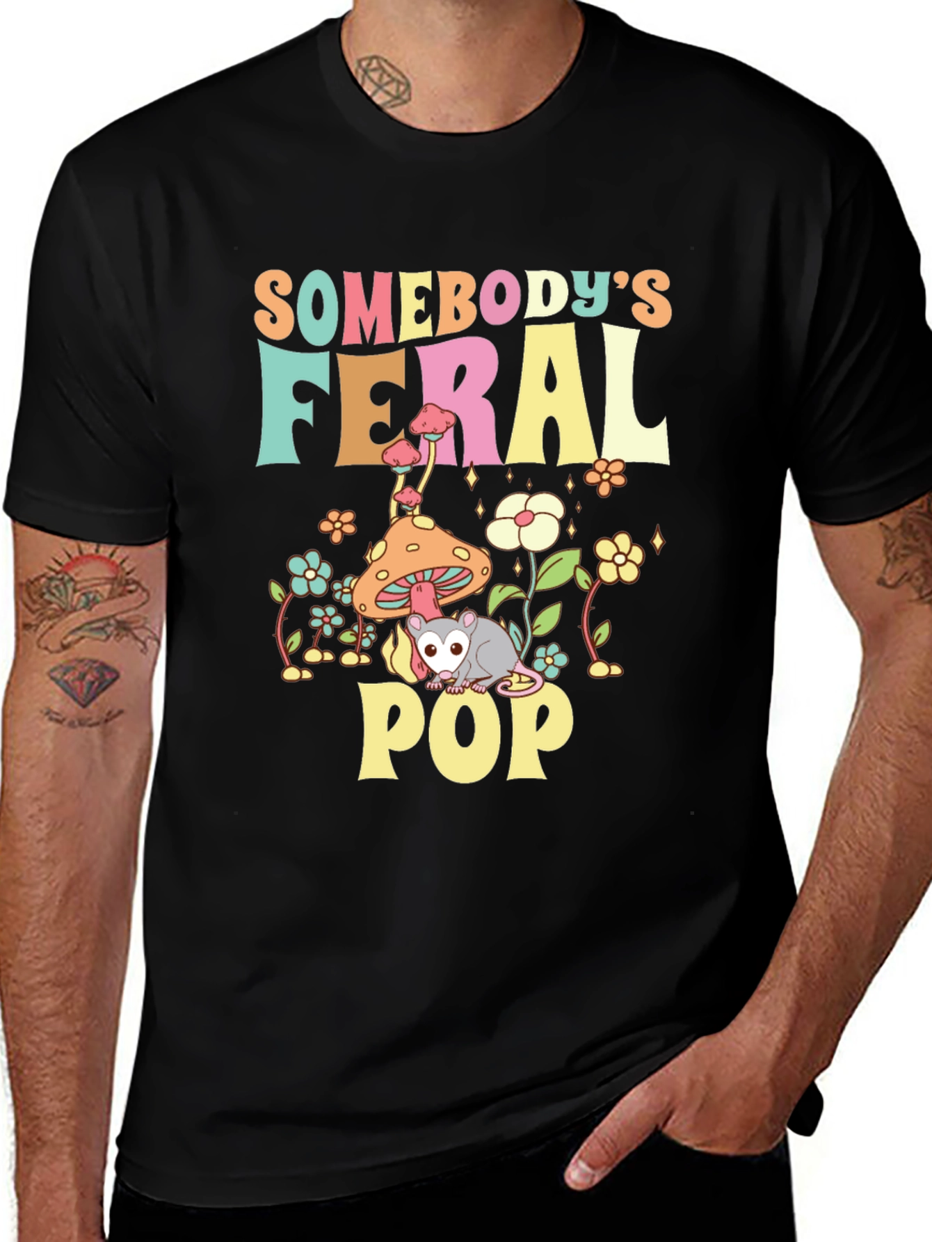Somebodys Feral Pop Graphic Tee