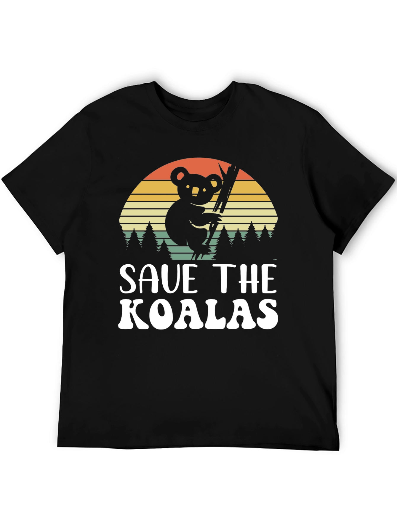 Save the Koalas T-Shirt - Retro Style