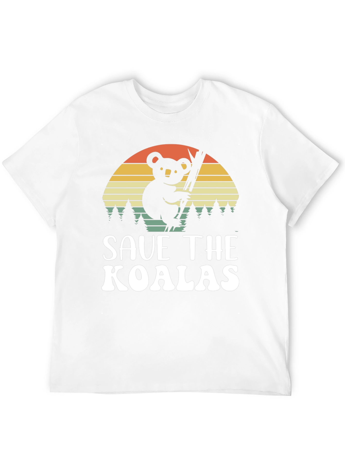 Save the Koalas T-Shirt - Retro Style