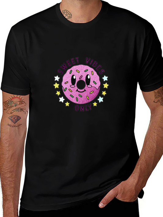 Sweet Vibes Only Graphic T-Shirt - Black