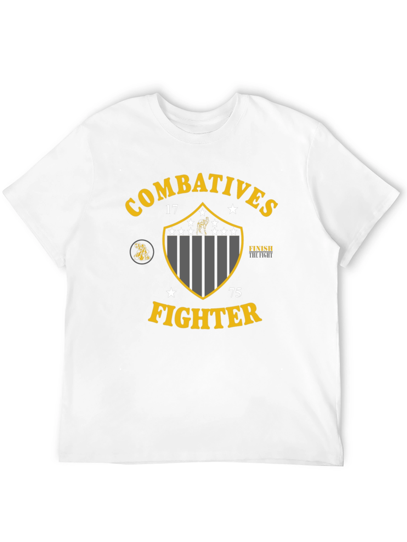 Combatitives Fighter Graphic T-Shirt - Black