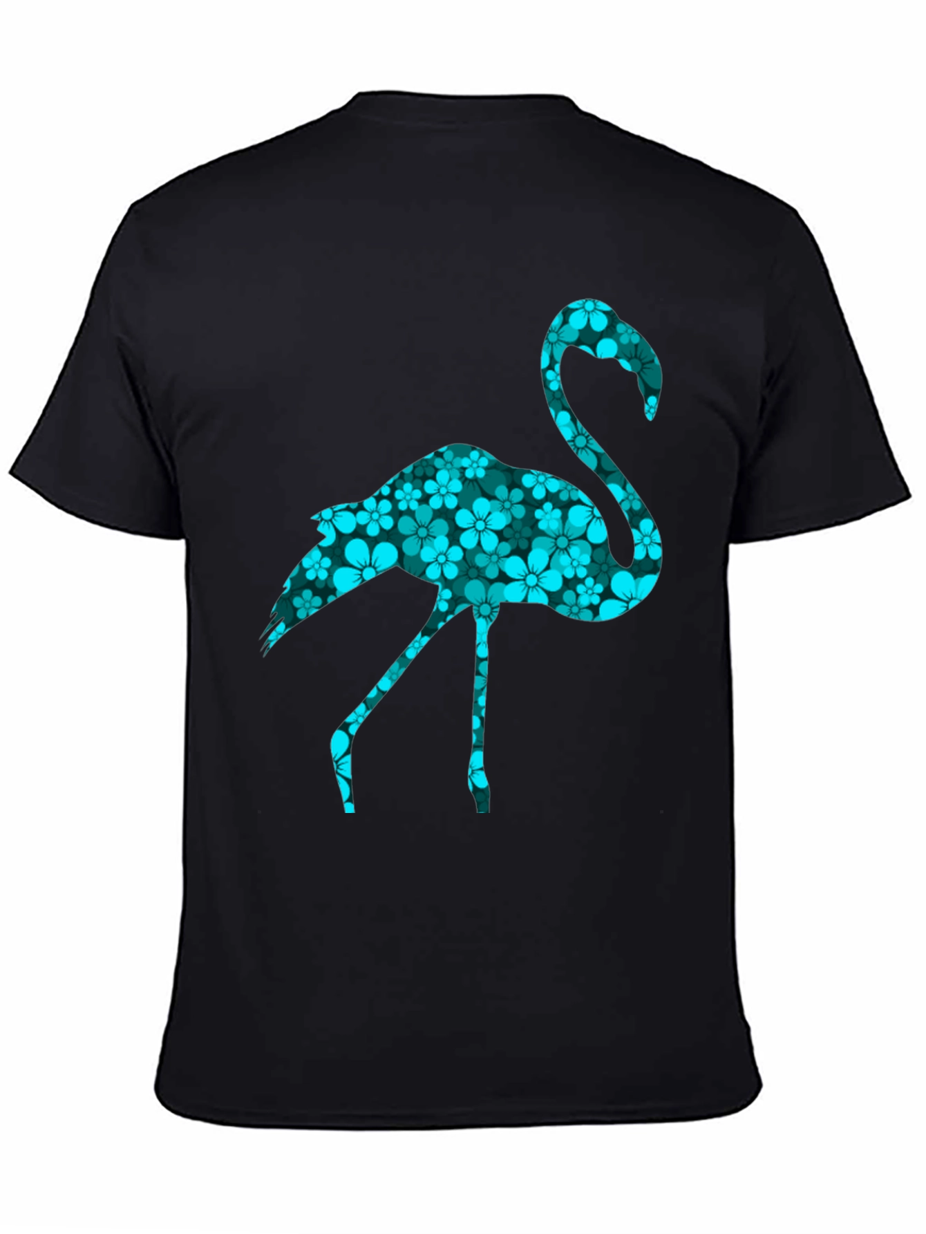 Floral Flamingo Graphic T-Shirt