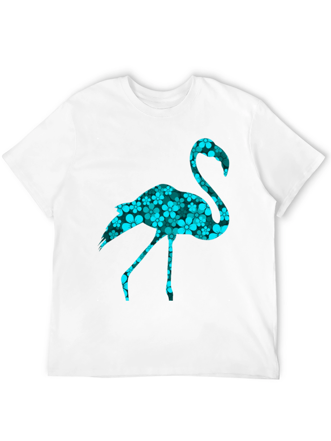 Floral Flamingo Graphic T-Shirt