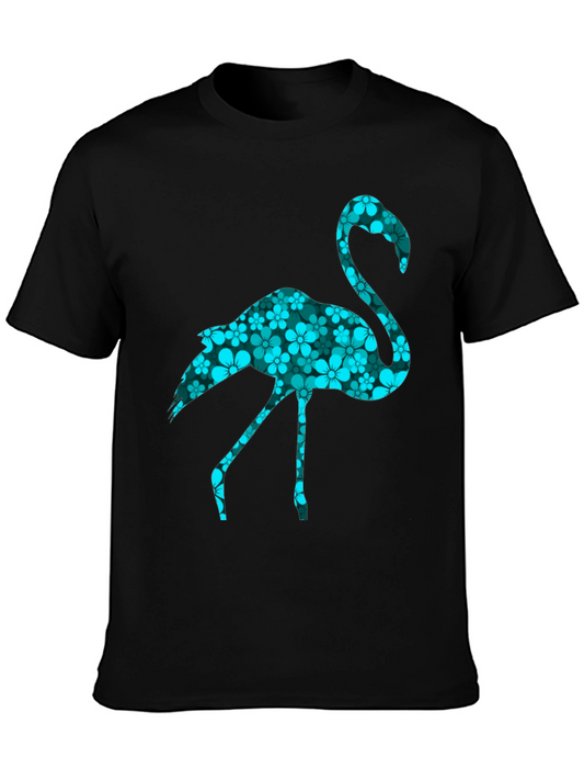Floral Flamingo Graphic T-Shirt