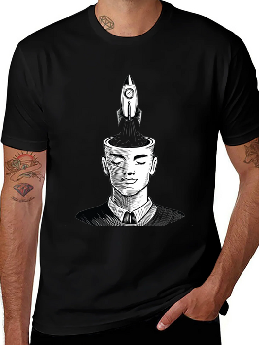 Rocket Mind T-Shirt - Creative Thinking Design