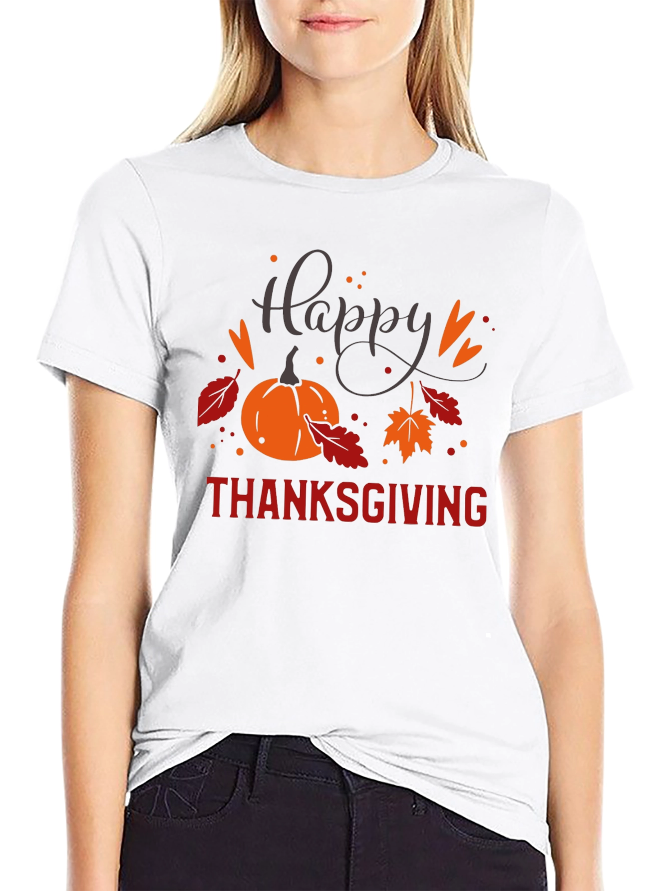 Happy Thanksgiving Graphic T-Shirt