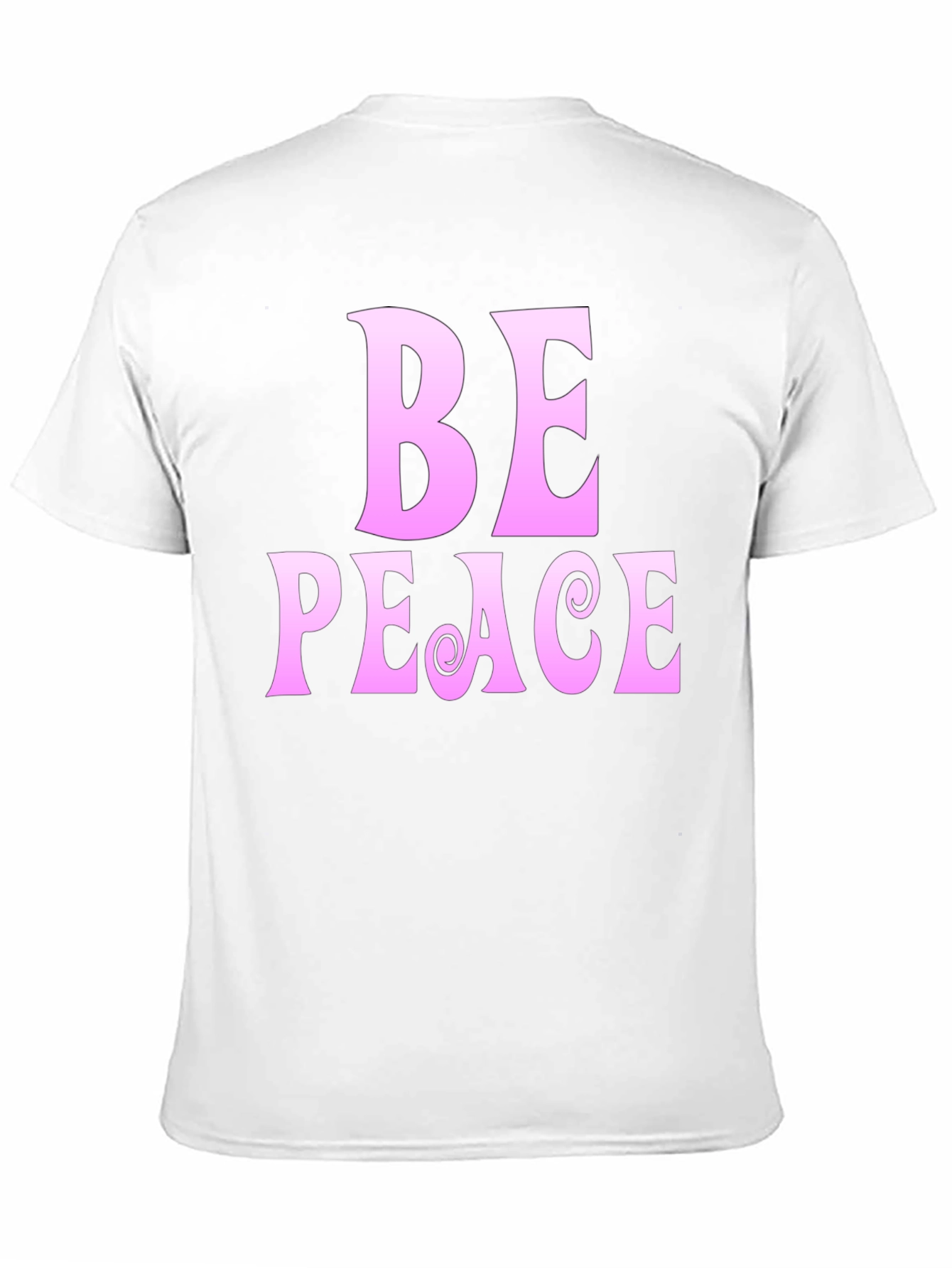 Be Peace Black Graphic T-Shirt