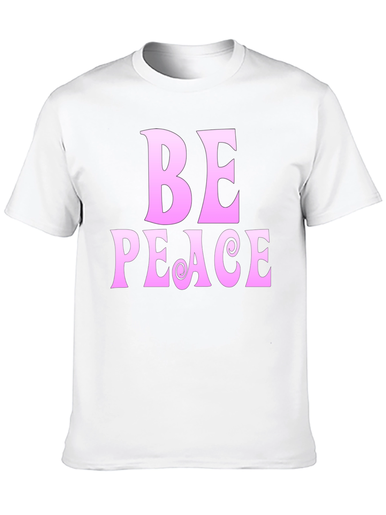 Be Peace Black Graphic T-Shirt