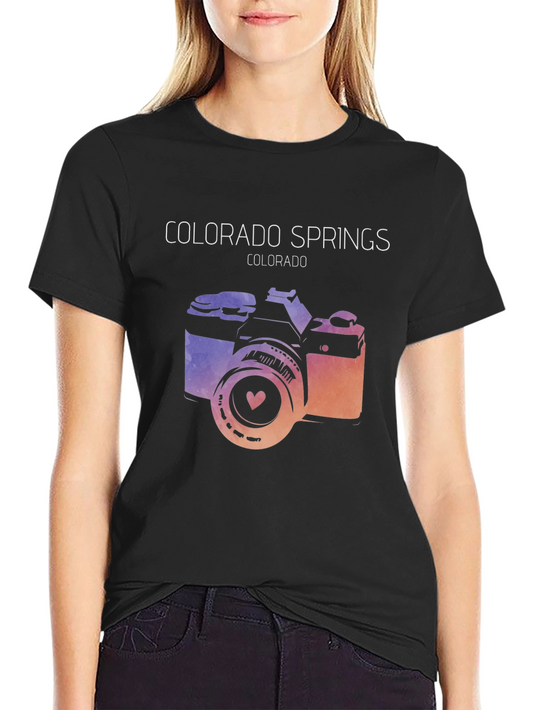 Colorado Springs Camera Graphic T-Shirt