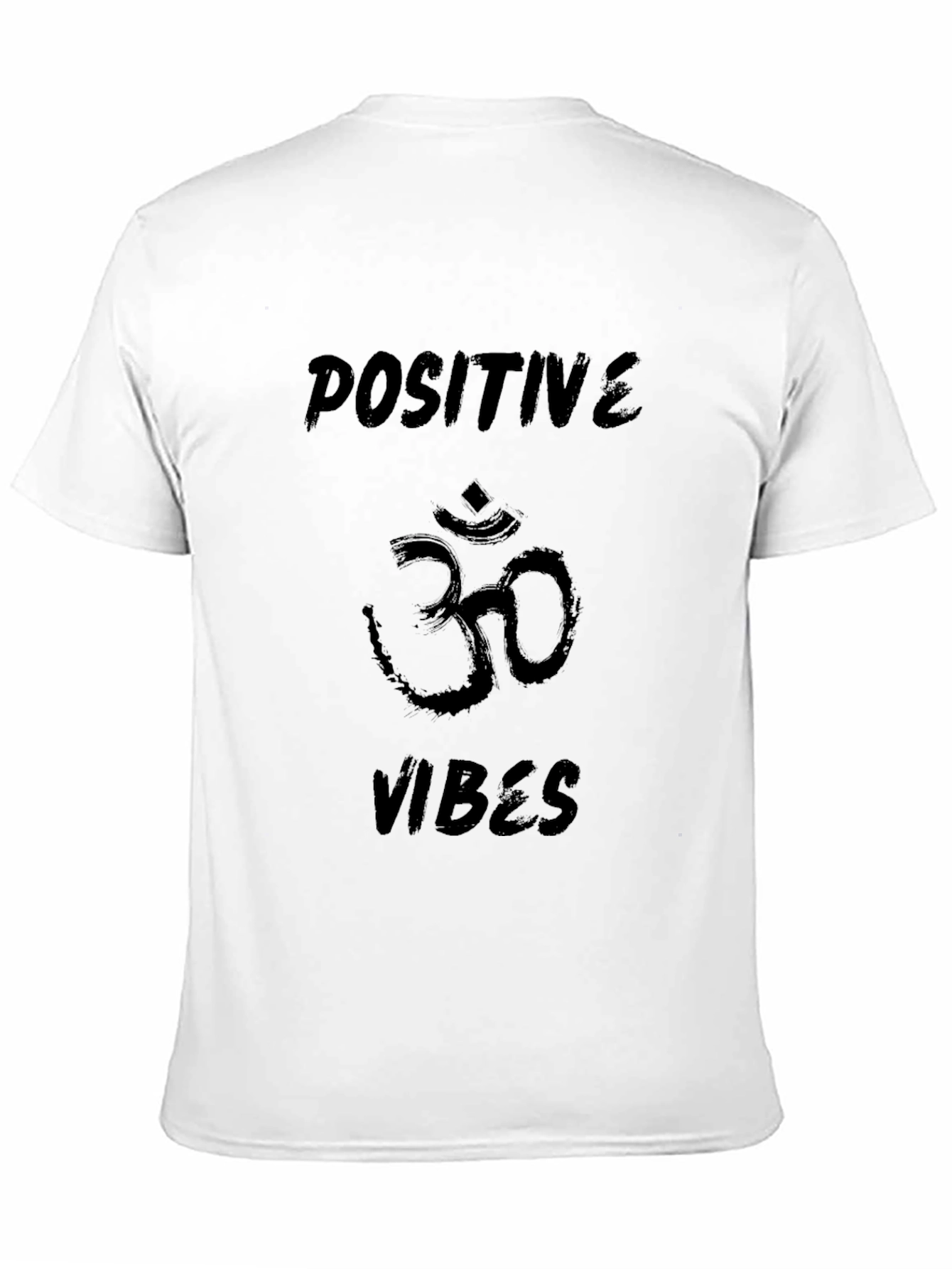 Positive Vibes Black Graphic T-Shirt