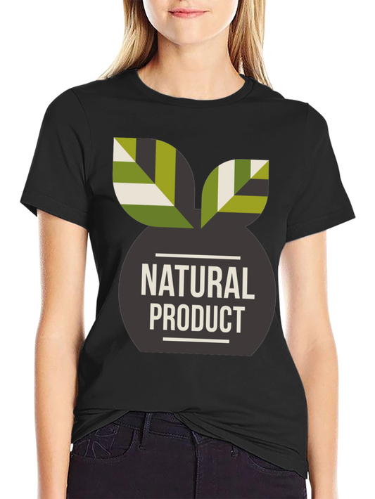 Natural Product Graphic Tee - Black