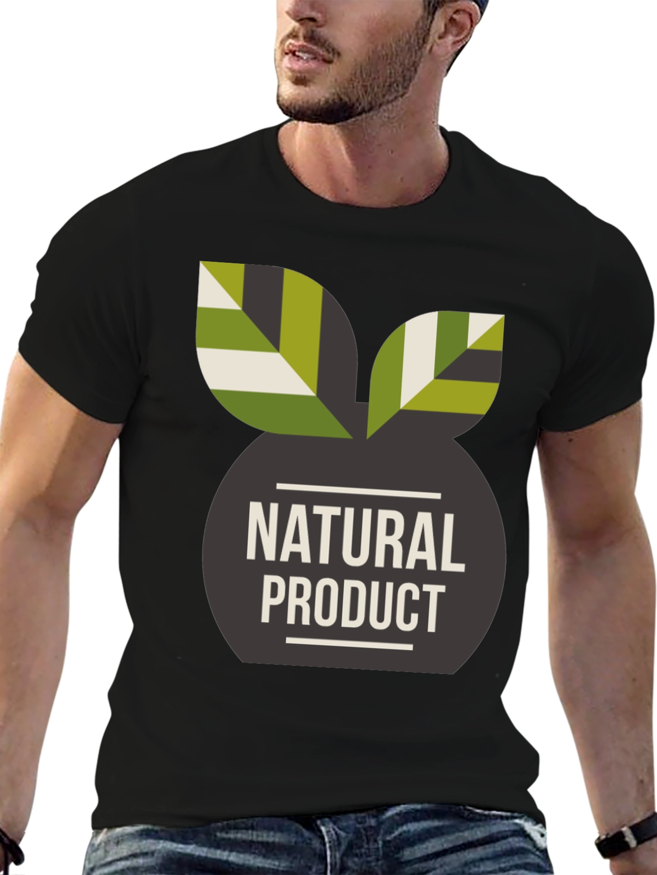 Natural Product Graphic Tee - Black