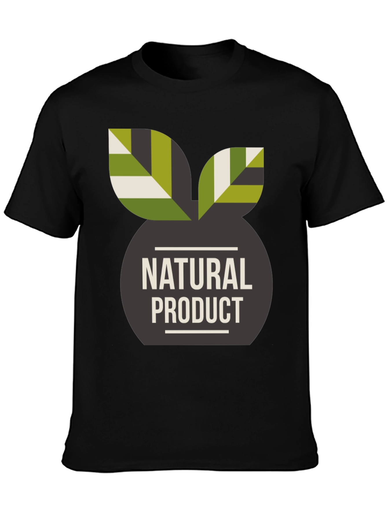 Natural Product Graphic Tee - Black