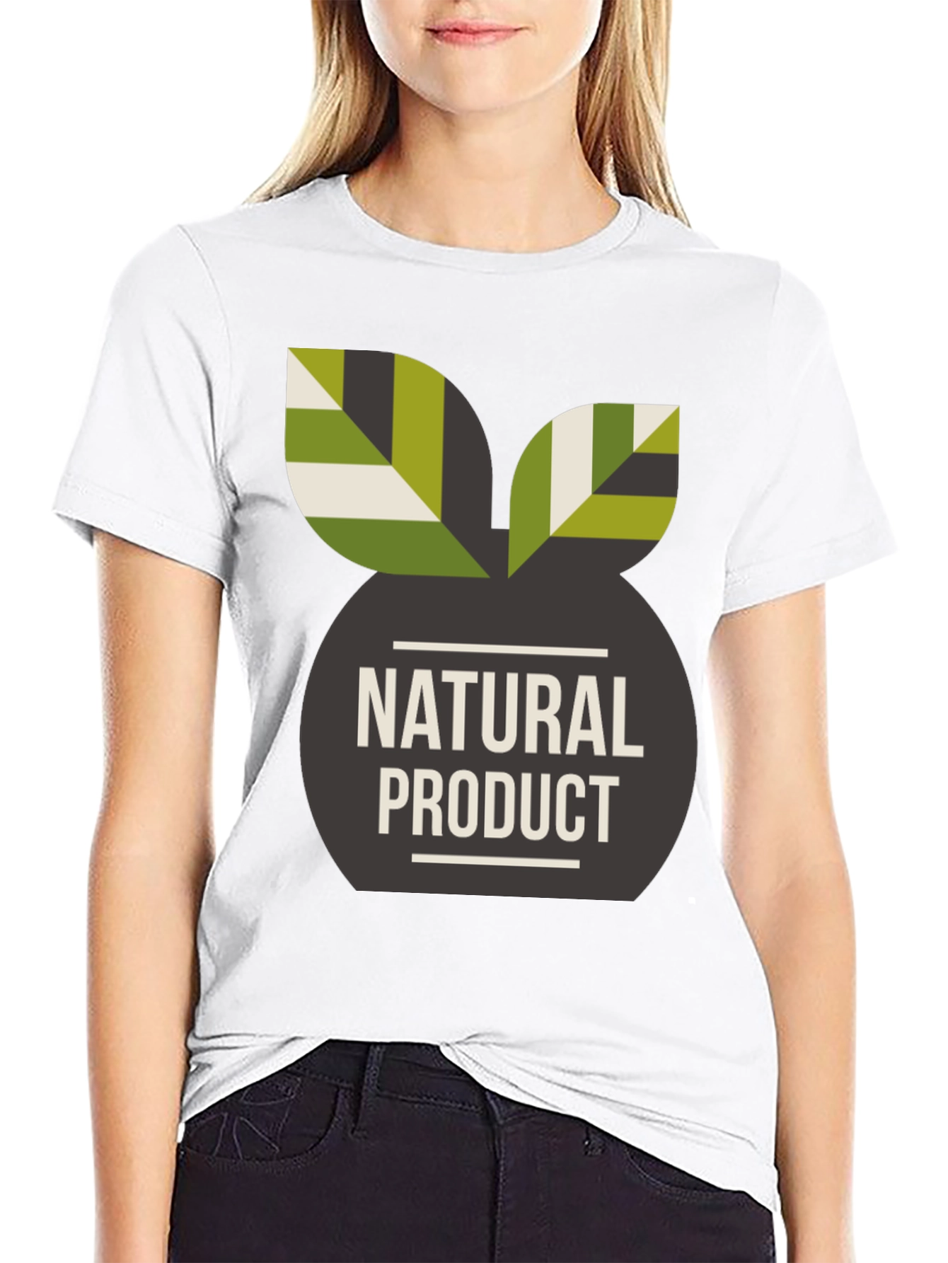 Natural Product Graphic Tee - Black