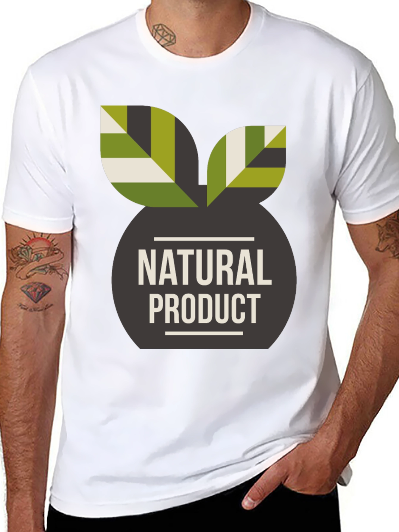 Natural Product Graphic Tee - Black