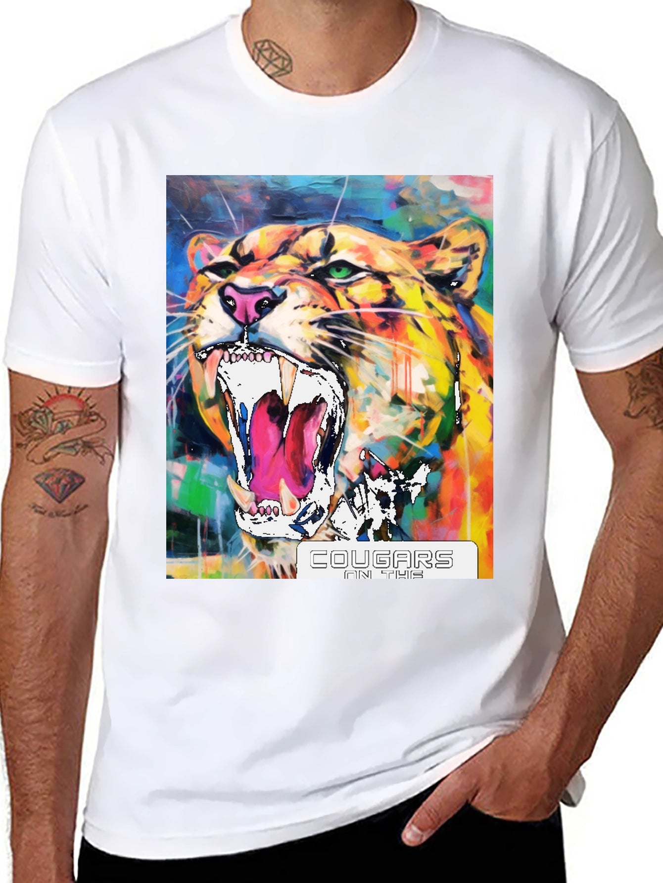 Cougars On The Prowl Graphic T-Shirt