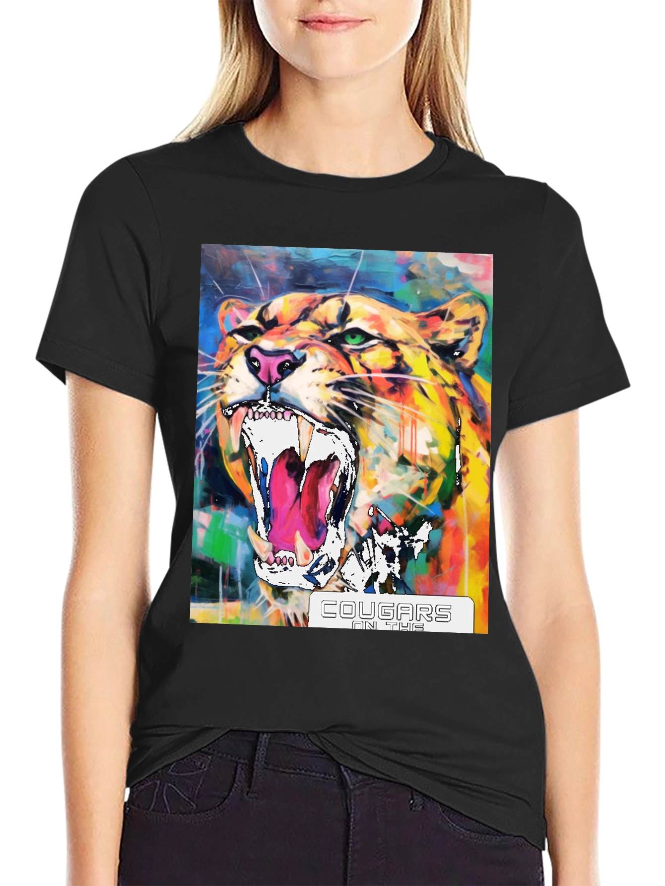 Cougars On The Prowl Graphic T-Shirt