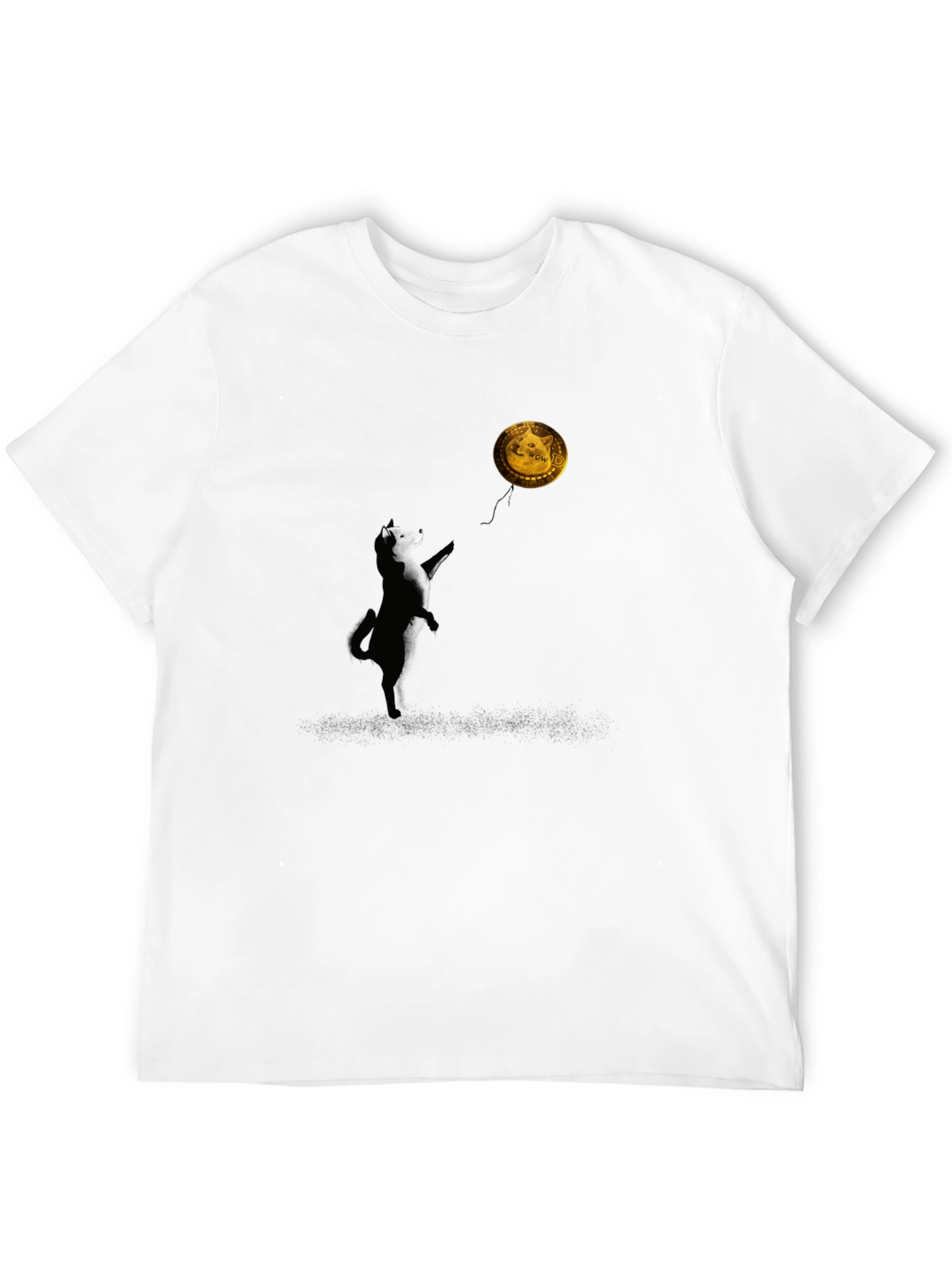 Doge Coin Balloon T-Shirt - Crypto Pup