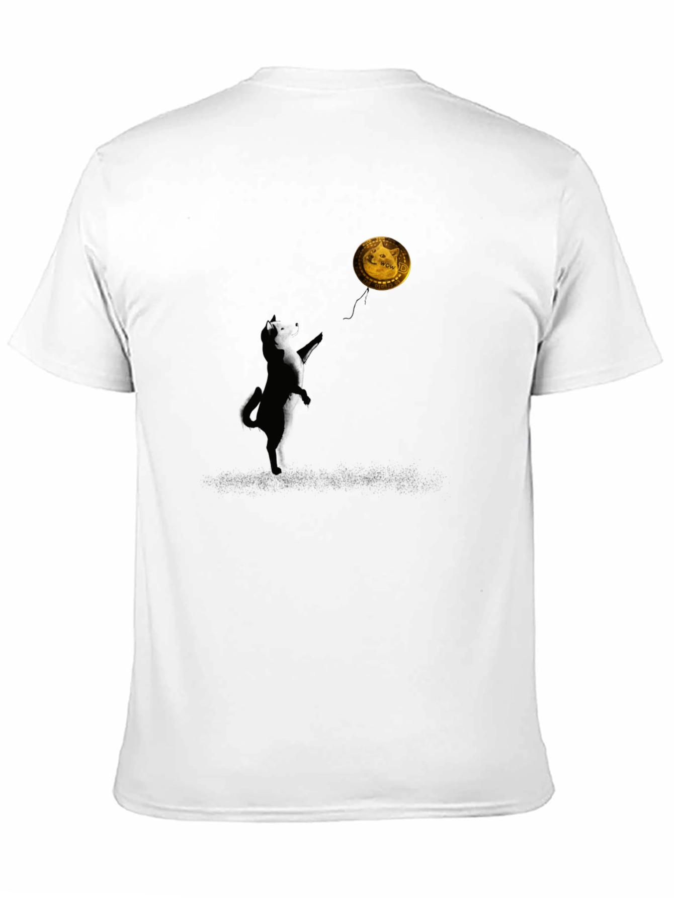Doge Coin Balloon T-Shirt - Crypto Pup