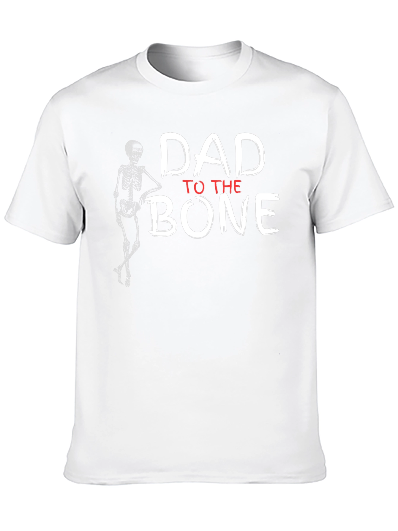 Dad to the Bone Black Graphic T-Shirt