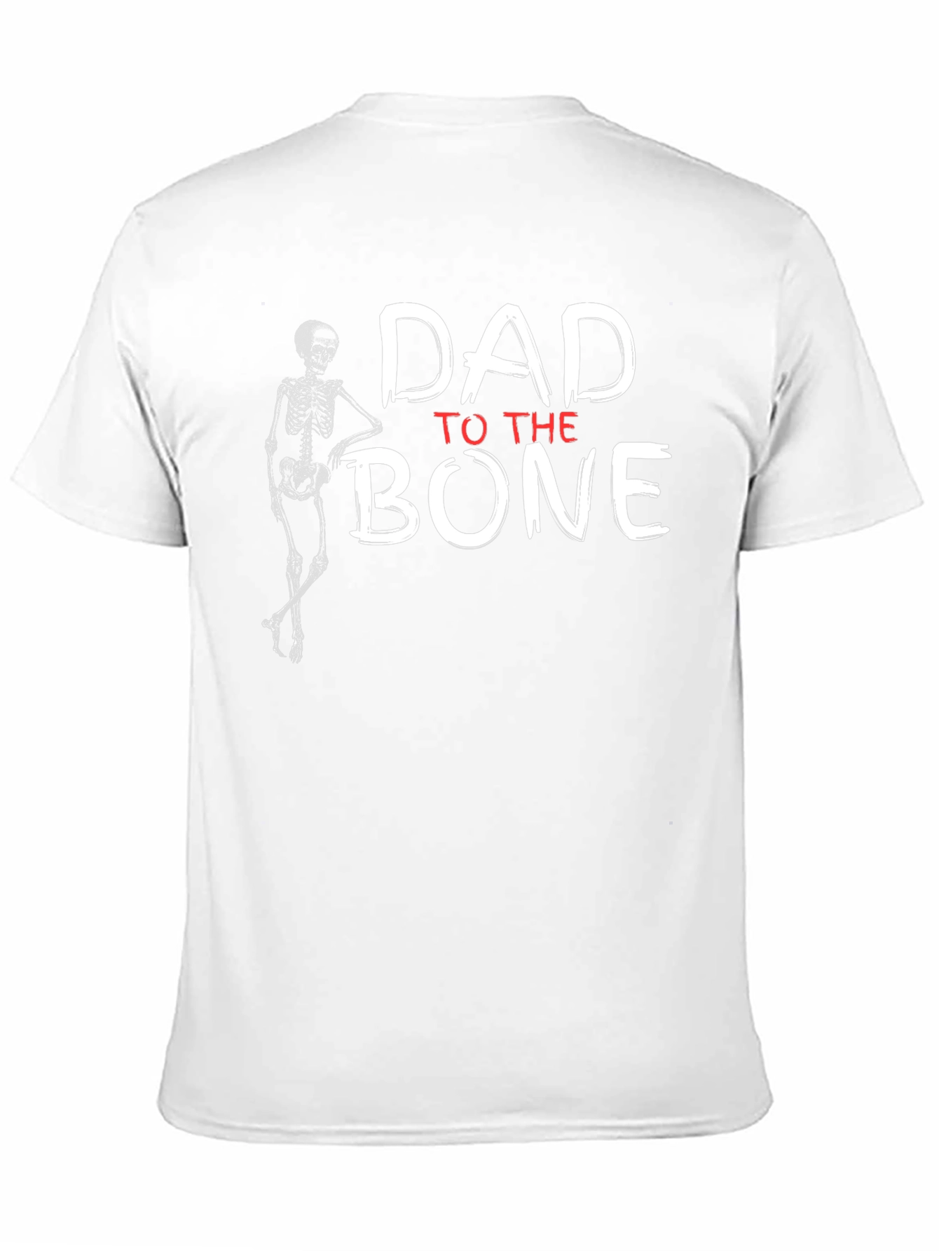 Dad to the Bone Black Graphic T-Shirt
