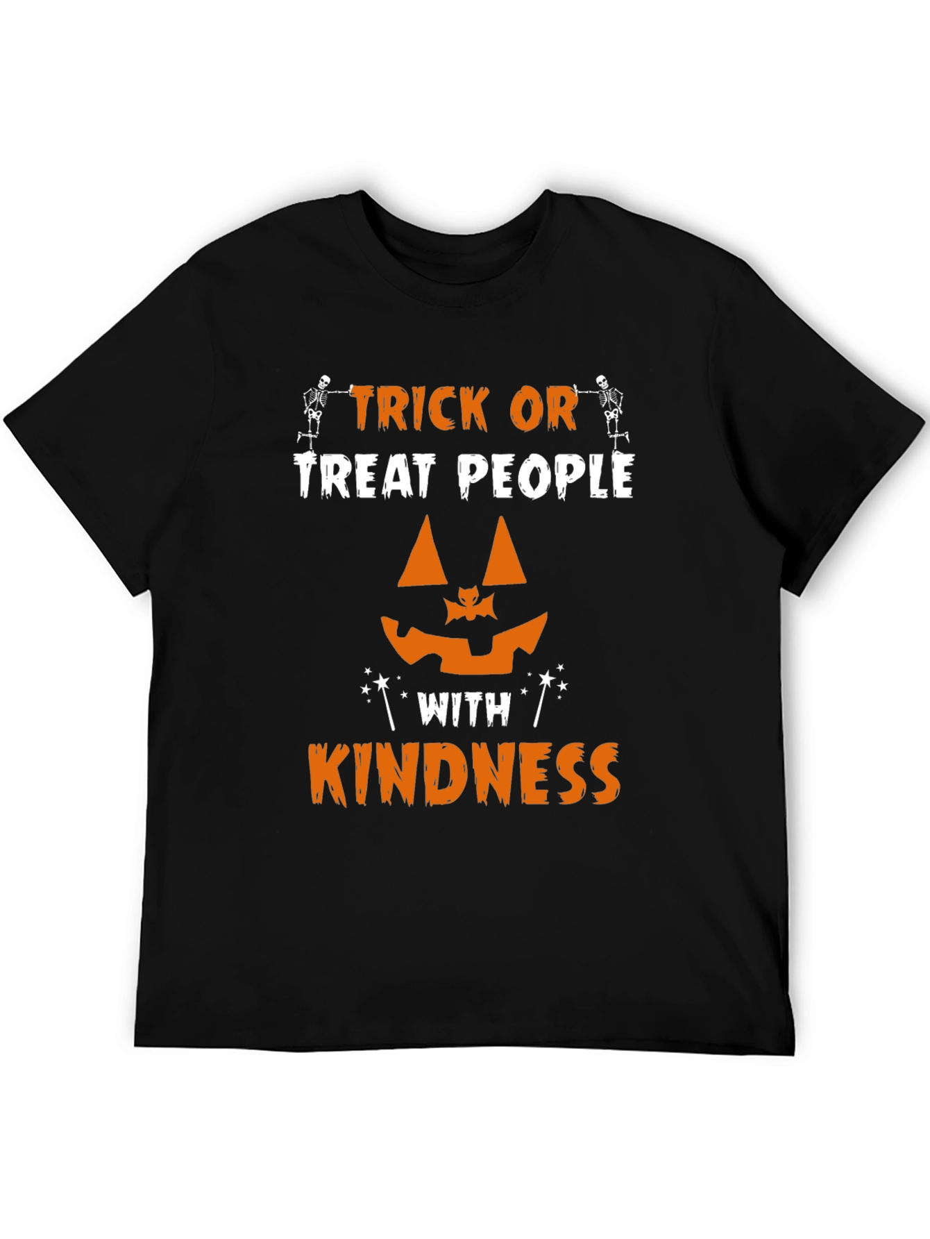 Trick or Treat People with Kindness Graphic Tee