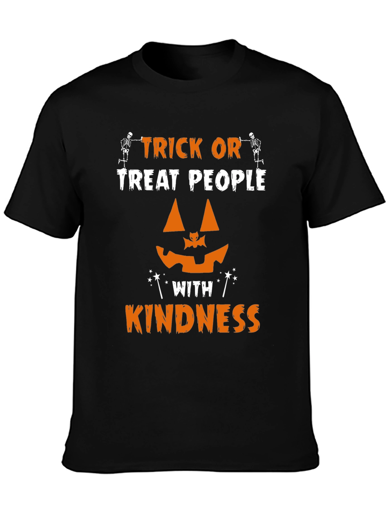 Trick or Treat People with Kindness Graphic Tee