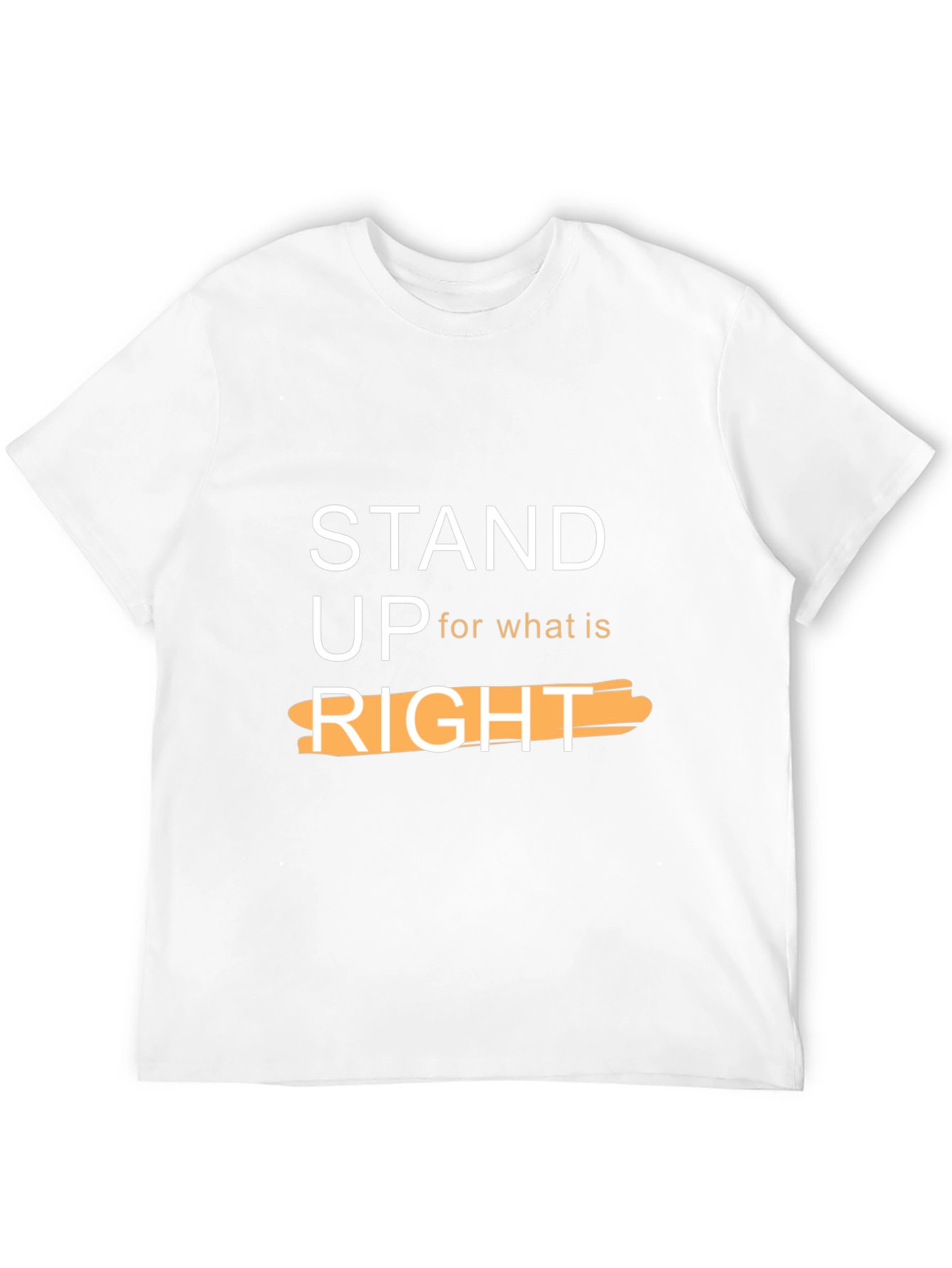 Stand Up For What Is Right Black T-Shirt
