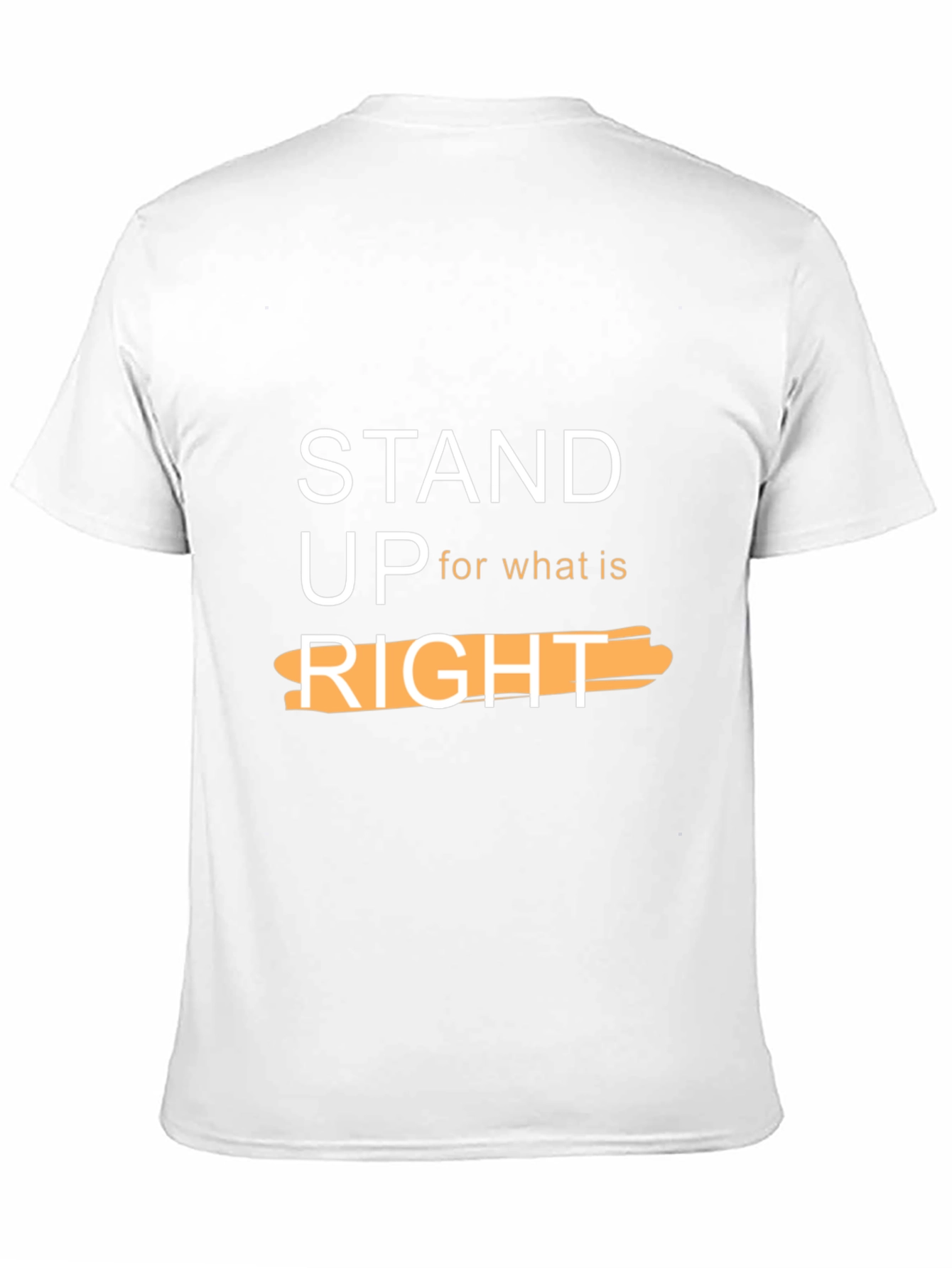 Stand Up For What Is Right Black T-Shirt