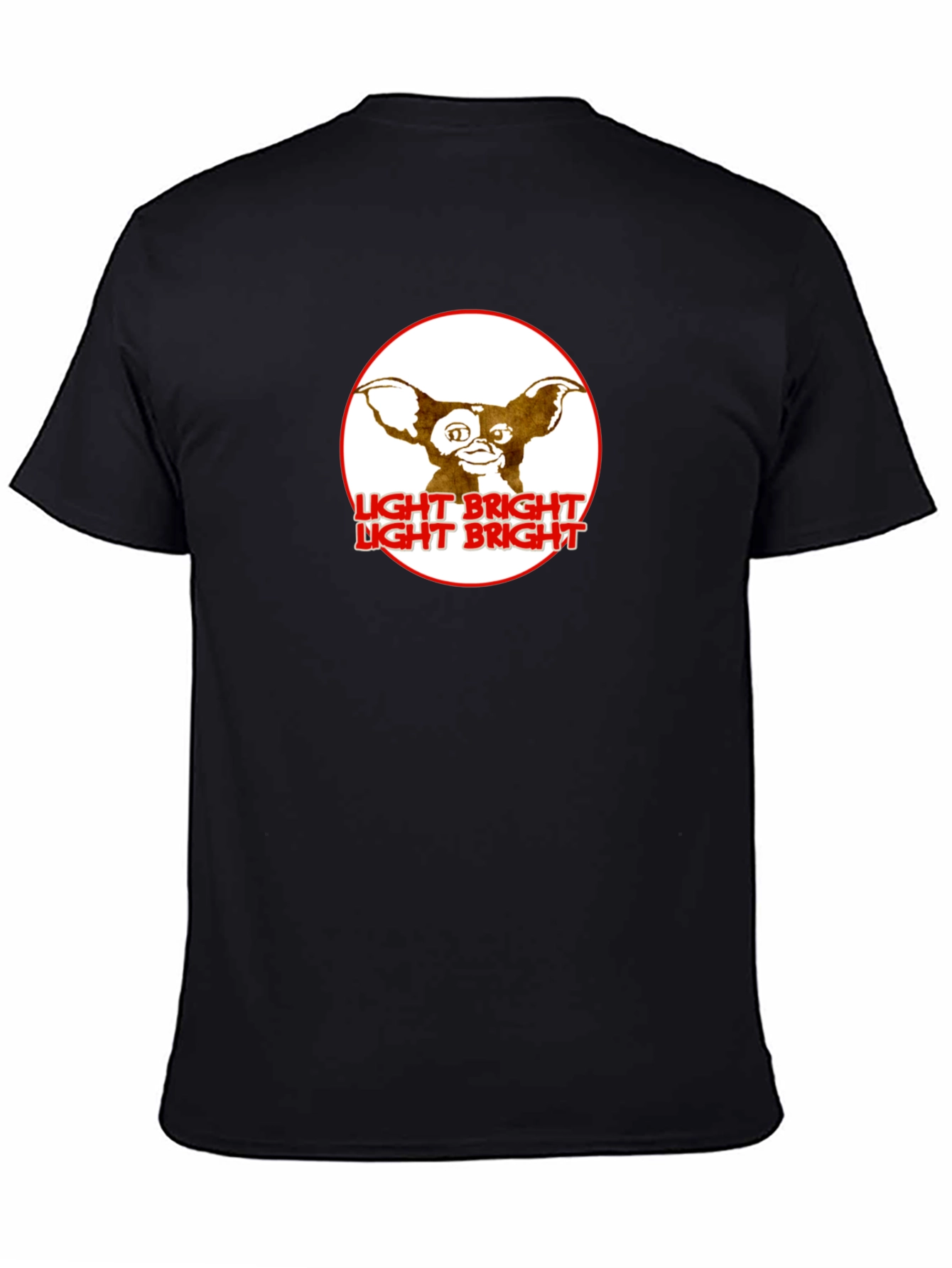 Gremlins Light Bright Graphic Black T-Shirt